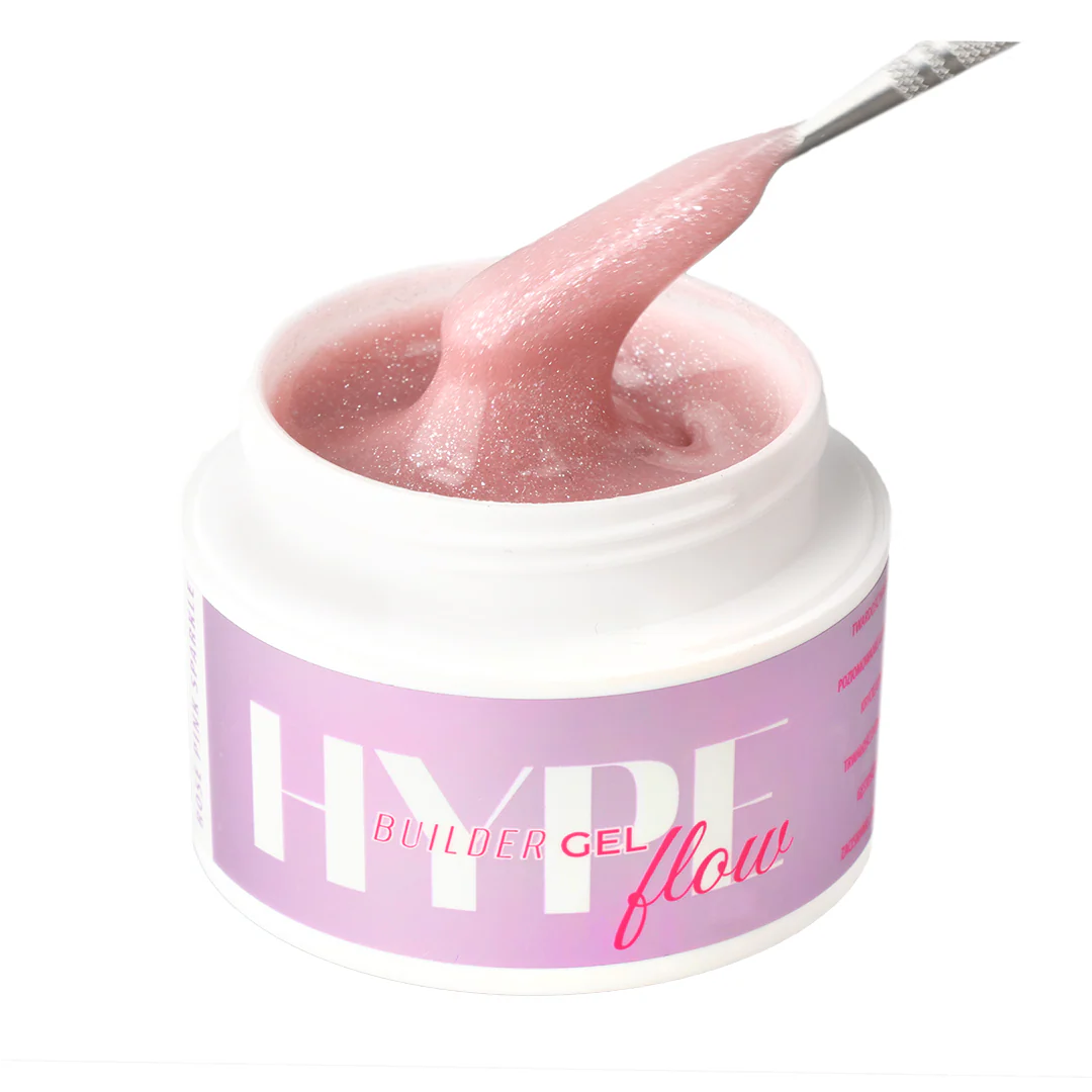 HYPE Flow Builder gel rosy sparkle
