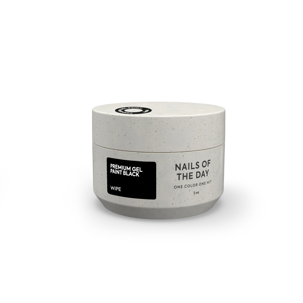 Premium gel paint wipe - Zwart