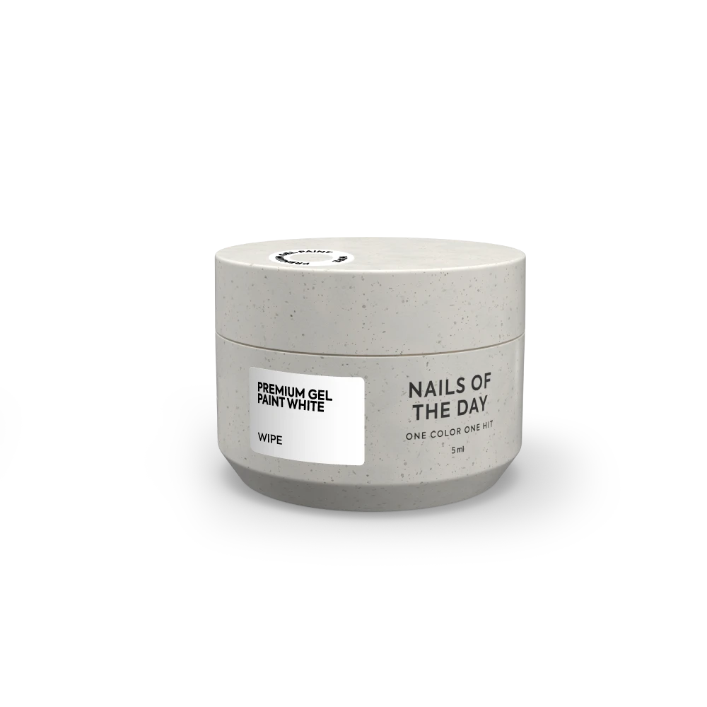 Premium gel paint wipe - Wit