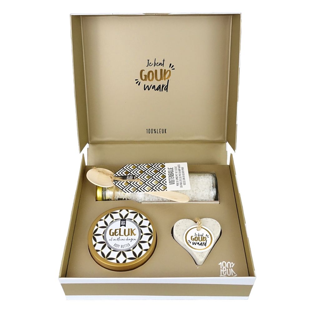CADEAUPAKKET: Goud waard